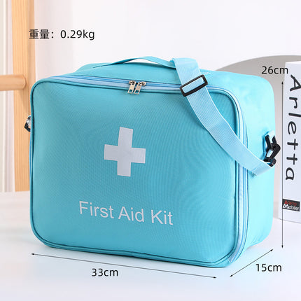 Household Medicine Box, Travel Portable Medicine Box, Carry-On Medicine Storage, Large-Capacity Cross-Body Rescue Medicine Cosmetics Bag