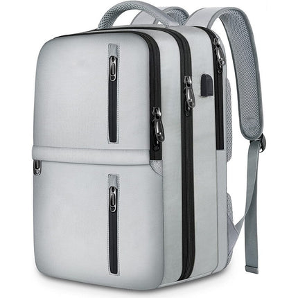 Simple Business Laptop Backpack 17inch Multi-Function USB Charging School Bag Large Capacity Backpack