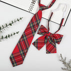 Jk042 hawthorn red (tie + collar flower)