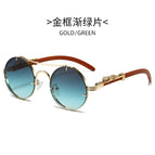 Gold Frame Gradient Green Film