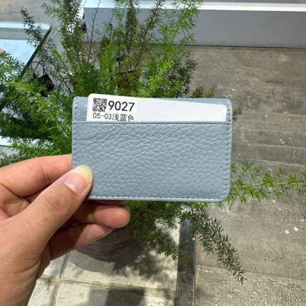 Cross-Border Foreign Trade New Genuine Leather Multi-Ring Binder Mirror Window Small Card Holder First Layer Cowhide Card Bag Document Storage Card Album Card Holder