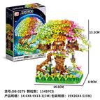 Ht-202 rainbow tree house [with string lights]