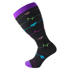 240n-purple electrocardiogram / 3XL