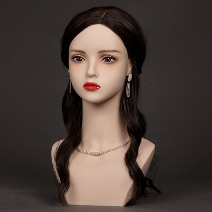 New Anime head model cos wig model head earrings jewelry hat display wig shop High-looking simulation man