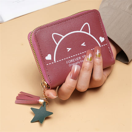 Factory wholesale Korean style cute zipper coin purse multi-functional card holder coin bag student mini bag wallet