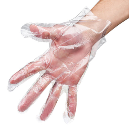 Free Shipping Food Grade Disposable Gloves Kitchen Catering Lobster Gloves Transparent Waterproof Oil-proof Plastic Gloves