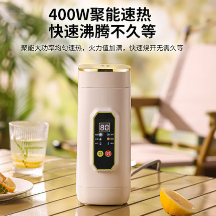 Insulated Cup That Can Boil Water, Portable Electric Water Cup for Travel and Hotels, 304 Stainless Steel Electric Hot Water Cup