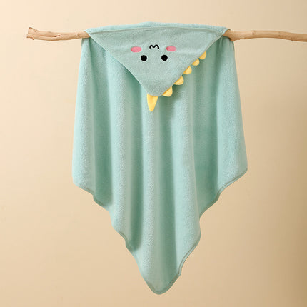 Coral Fleece Bath Towel Class A Baby Holding quilt Absorbent Newborn Children Autumn and Winter Thickened Package Cartoon Hooded Bath Towel Bucket