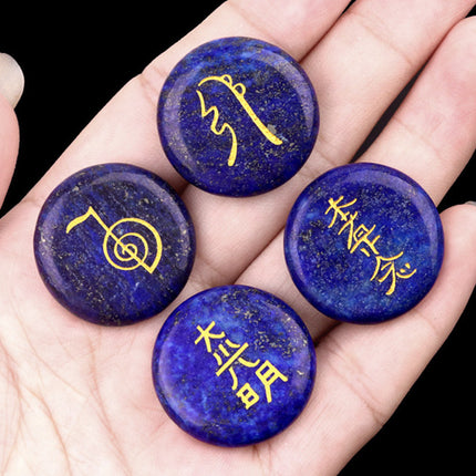 Reiki Great Light Symbol Amethyst Agate Stone Power Balance Improvement