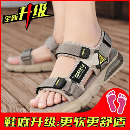 Sandals for Men 2025 New Summer Outdoor Work Sports Men's Slippers Outdoor Driver Driving Beach Shoes