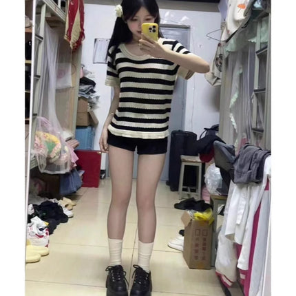Spice Girls Denim Shorts Women's Ins Summer 2025 New High Waist Slimming Black Pants Tight Micro-elastic Hip Hot Pants