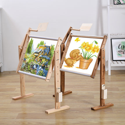 Small Vertical Solid Wood Cross Stitch Frame Embroidery Frame Specialty Adjustable Embroidery Frame Cross Stitch Frame