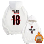 81375-yang signature-hooded white plus velvet / 150XXS