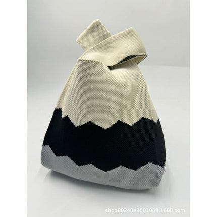 110g Baby Birthday Gift Bag Holiday Knitted Gift Bag Kidsren's First Birthday Party Handbag Gift Knitted Bag