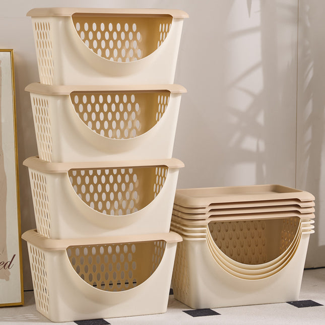 Living Room Toy Storage Multi-Layer Children's Building Block Storage Box Plastic Household Dirty Clothes Basket Desktop Miscellaneous Box Pet Bed