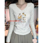 V-neck cats and dogs / S