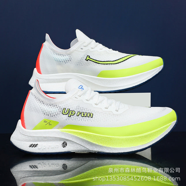 Up run new full palm carbon board sports casual running shoes lightweight shock absorption rebound non-slip professional couple running shoes