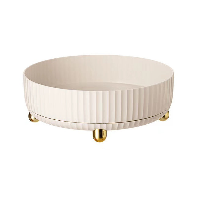 Multifunctional Storage Turntable, Rotatable Cosmetic Storage Tray, Kitchen Condiment Bottle Storage Tray, Desktop Fruit Turntable