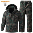 Waterproof fleece jacket green forest color / 185 (suitable for 80-90kg )