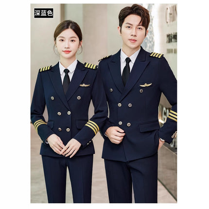 Men's Security Uniform Professional Attire Manufacturer Property Concierge Security Spring and Autumn Long-Sleeved Workwear Suit Security Workwear