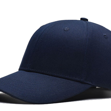 Amazon Cross-Border High-End Pure Cotton Six-Panel Baseball Cap Manufacturer In-Stock Thickened Sun Hat with Printed Embroidery