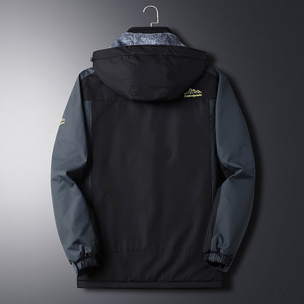 Men's fleece-lined Thickened Winter Men's Warm Cotton-padded Jacket Dad's Winter Coat Windproof Cold-resistant Cotton-padded Jacket for Men