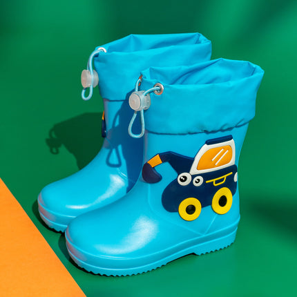 Summer Children's Rain Boots Boys Baby Waterproof Children's Rubber Shoes Non-slip Rain Boots Girls Students Children's Water Shoes