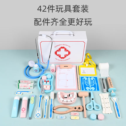Children's play doctor toy gift kindergarten puzzle set baby stethoscope foreign trade wholesale 3-6 years old
