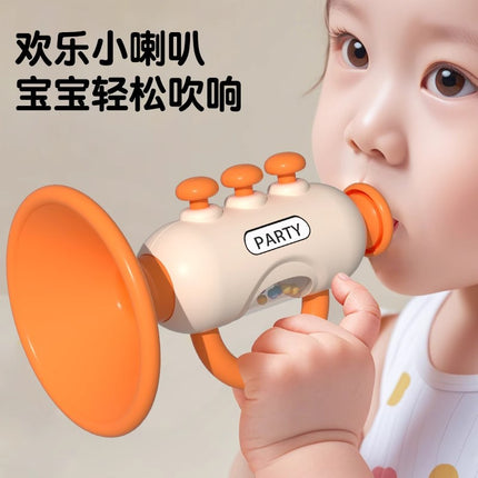 Children's Toys Baby Can Play Musical Instruments Small Trumpets 0 to 1 Year Old Infants and Toddlers Early Education Special Whistles for Boys and Girls