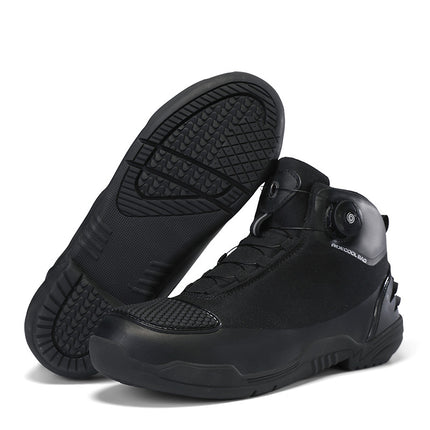 Cross-Border Waterproof Mesh Motorcycle Shoes, Mesh Surface Off-Road Men's and Women's Rally Riding Shoes, Motorcycle Gear, Summer Breathable