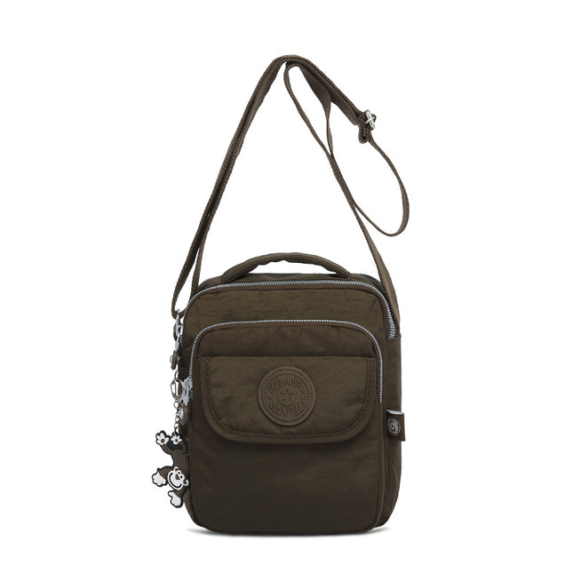 Tigaote Women's One-Shoulder Cross-Body Mini Square Bag, Fashionable and Versatile Nylon, Simple and Water-Repellent