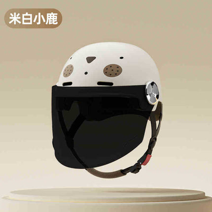 2025 new helmet electric car female cute new national standard 3C certification motorcycle hat summer