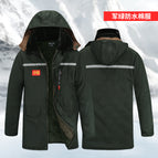 Army green cotton clothing [velvet and thickened] / 165