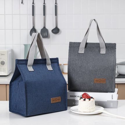 Hot Selling Amazon Bento Insulated Bag Portable Oxford Cloth Bento Bag Student Lunch Bag Portable Picnic Ice Bag