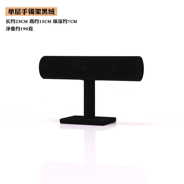 Nordic bracelet display stand single-layer multi-color I-shaped stand headdress flower watch necklace jade bracelet storage organizer head Rope Holder