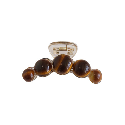 Baroque retro ~ high-grade autumn and winter bangs clip grip back head shark clip half tie medium hairpin headdress