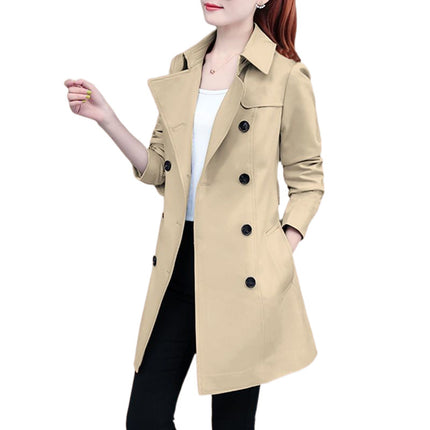 Women's Windbreaker 2025 Autumn New Style Short Slim Fit Women's Coat Mid-Length Waistcoat
