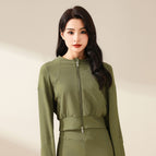 Jacket/dark green / S (refer to bust size waist size when choosing size)