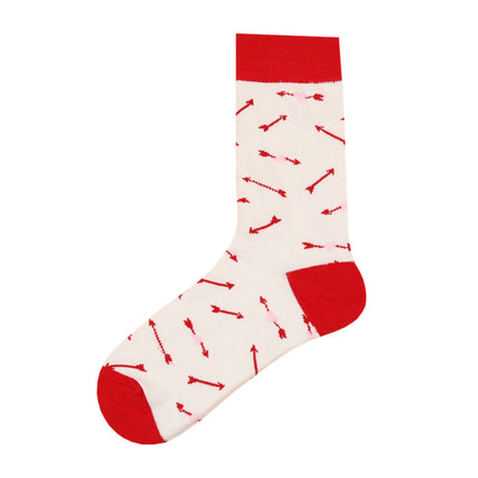 Street style cotton mid-tube socks 22 spring men's fashion brand stockings personality European and American women's pile socks sports skateboard socks