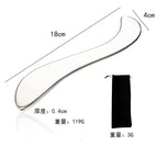 4.0mm thickness s-shaped knife + velvet bag