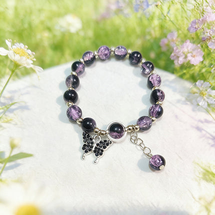New Chinese-Style Ancient Beaded Elastic String Bracelet, Sweet Girl's Glass Bracelet, Night Market Stall, Cross-Border Live Broadcast Jewelry
