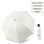 Off-white [manual] 8-bone reverse vinyl umbrella