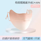 Gradient peach powder