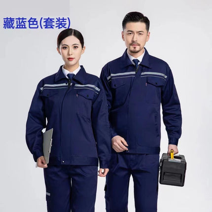 Spring and Autumn Long-sleeved Anti-static Work Clothes Suit Men's Digital Factory Workshop Gas Station Work Clothes Labor Protection Clothes Top