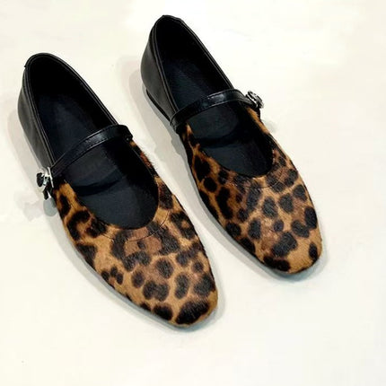 French-Style Chunky Heel Mary Jane Shoes 2025 New Genuine Leather Chanel-Style Women's Shoes with a Single Strap for All Seasons