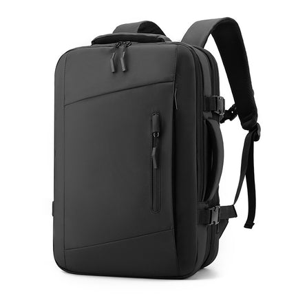 Cross-border New Men's Backpack Travel Bag Expanding Business Bag Large Capacity Backpack Short-distance Business Travel Computer Bag