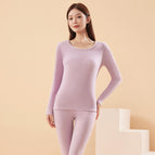 Purple women's cashmere silk suit / M