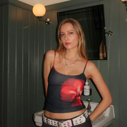 Amazon Foreign Trade Fashion Sexy Slim-Fit Crop Top with Printed Strapless Design, Slimming and Sexy Style