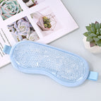 Ice bead eye mask blue (white beads) type B