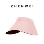 Light pink [17cm wrap-around brim] full face sun protection / Adjustable
